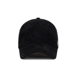 VA Square Suede Ball Cap / Black