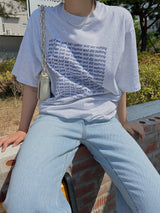 イフレタリングTシャツ / If Lettering T-shirt (4color)