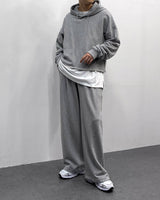 オールインワンクロップドフーディ/FL All-in-One Cropped Hoodie (4 colors)