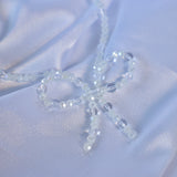 Hologram Bead Ribbon Necklace