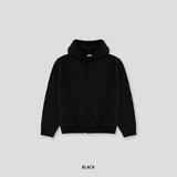[Wool] Button hood cardigan (4color)
