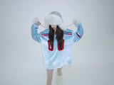 Ribbon velvet rugby-T