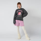 SUGAR CAKE SWEAT SHIRT_PIGMENT GREY