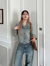 ミニデニムジャケット/no.3981 mini denim jacket