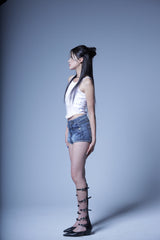 04.FLEXURA SHORT PANTS DENIM