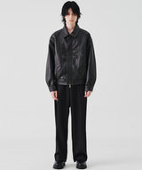 HEAVY WIDE PANTS (BLACK)
