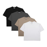 3 タップハイネックシルケットTシャツ