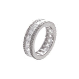AAA DIA Crystal 3-line ring (6582432727158)