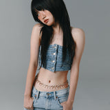 Ribbon Point Waist Chain