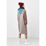 HOODIE LONG JERSEY DRESS_CHOCOLATE (6609953489014)