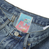 WASHED BLUE RELAXED JEANS