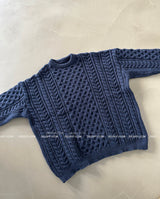 Cooking Twisted Doughnut Patterned Oversized Fit Knitwear