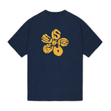 バッグフラワーロゴライフドローイングショートスリーブT / Bag Flower Logo Life Drawing Short Sleeve Tee