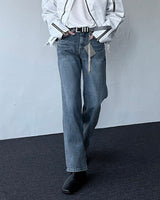 GJ5065 Straight Washing Denim (3 colors)