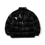 REVERSIBLE DOWN PADDING JUMPER  BLACK/DOT CAMO