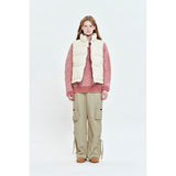 CHERRY TEXTURE LOOSE FIT KNIT [PINK]