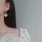 ロイヤルベイビーエンジェルイヤリング - ショート / Royal Baby Angel Earring - Short (Gold) (Kep1er Mashiro Earring)
