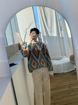 ASCLO Argyle Knit (2color) (4625089495158)