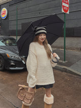 (UNISEX) エバハンドメイドオーバーニット