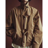 D-リングストラップハリントンジャケット / D-RING STRAP HARRINGTON JACKET_BR