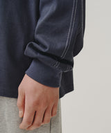 STITCH LONG SLEEVE T-SHIRT (CHACOARL)
