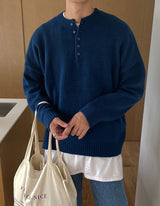 At Henry Neck Knit (9color) (6610405064822)