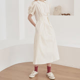 [LINE] Puff Dart Collar Dress (6696311357558)