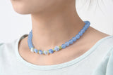 Blue Rose Necklace