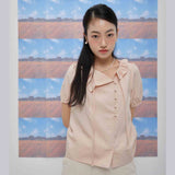 Eloquence blouse (salmon pink) (6684241395830)