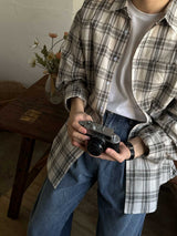 ASCLO Smart Spring Check Shirt (3color)