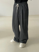 Wearable one tuck banding pants