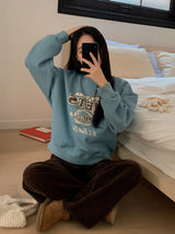 NY METS Printing Sweat Shirt (3color)