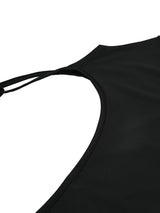 SLIT DETAIL T-SHIRT (BLACK)
