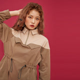 トレンチワンピース/Trench One-piece [Beige]