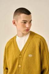 RAGLAN PATTERN BOOKLE CARDIGAN - OLIVE