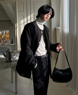 ソールドウィンターツイードジャケット/Sold winter tweed jacket (2 color)