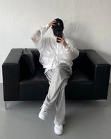 プラスティックミックスジップアップ / OWN Plastic Mix Zip-Up (2 colors)