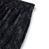 デニムニットブロッキングパンツ / Denim Knit Blocking Pants [BLACK](Copy) (6674495799414)