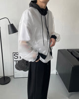 プラスティックミックスジップアップ / OWN Plastic Mix Zip-Up (2 colors)