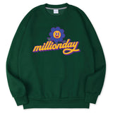 ミリオンサンフラワースウェットシャツ/MILLION SUNFLOWER SWEATSHIRT