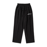 ツータックワイドスウェットパンツ/TWO TUCK WIDE SWEAT PANTS-BLACK