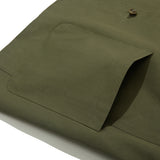 ロゴカラーコットンベーシックジャケット/BSR2223FWJK065 LOGO COLLAR COTTON BASIC JACKET KHAKI