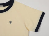 コントラストレグランクロップTシャツ