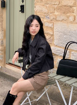 Brick Autumn Pintuck Shorts (2color)