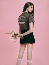 DVRK PRIVÉ SECRET JARDIN ロゴ ベビー T シャツ - ホワイト