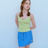 ローズノースリーブTシャツ / ROSE SLEEVELESS TEE, SUNNY LIME
