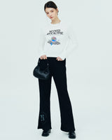 ROMAN TYPO PLEATS PANTS-BLACK (6680869765238)