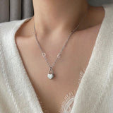 ハートロックユニークネックレス/haj Heart lock unique necklace