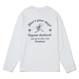 Runboy Overfit Long Sleeve T-shirt [WHITE] (6618532216950)