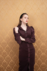 volume sleeve dress (6651910652022)